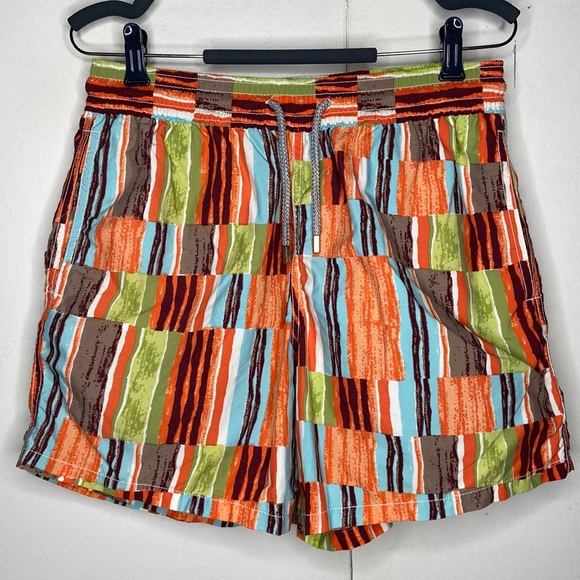 Striped Vilebrequin Swimming Trunks Vilebrequin Men's Swim Trunks